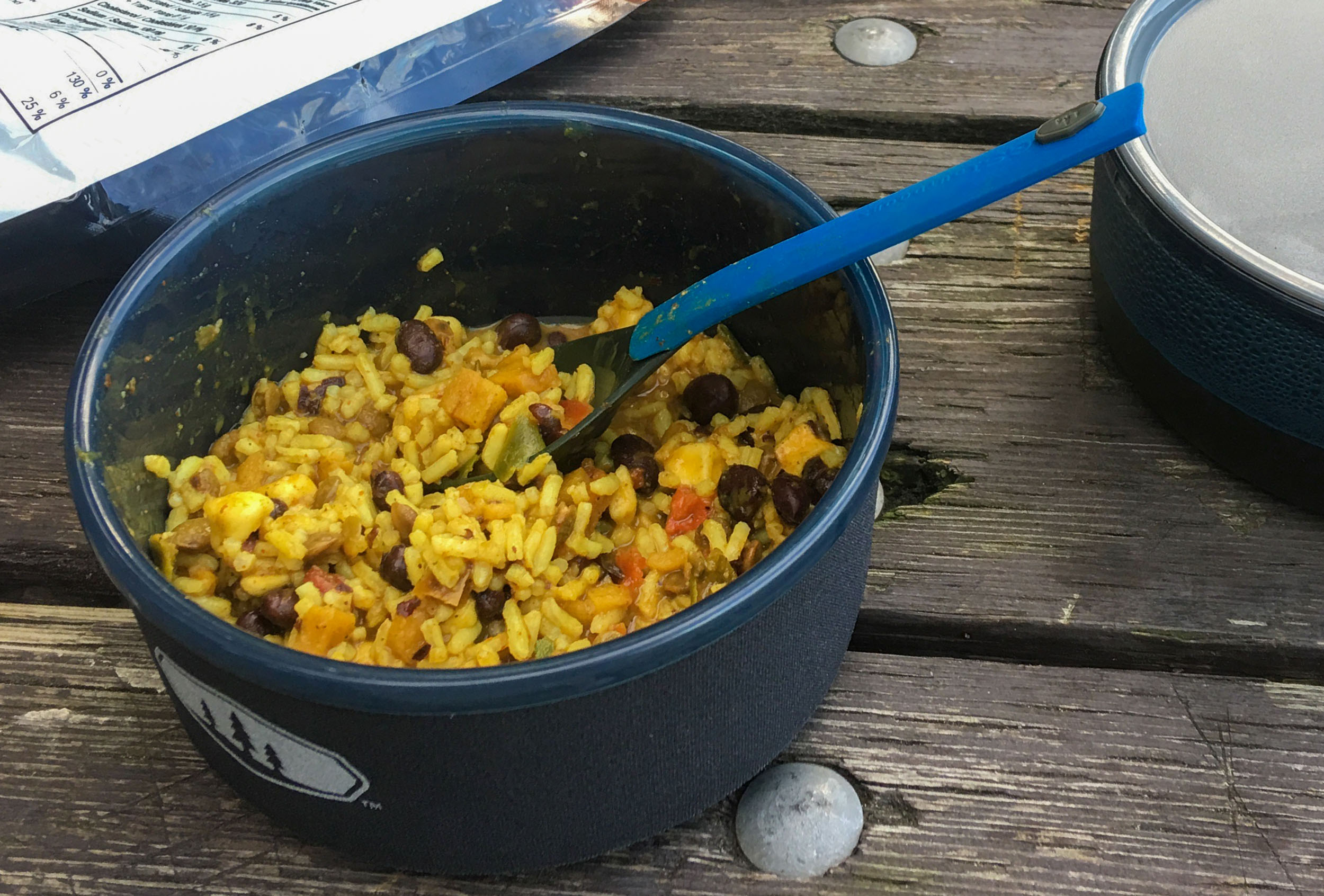 Camping Food - Rice and Beans